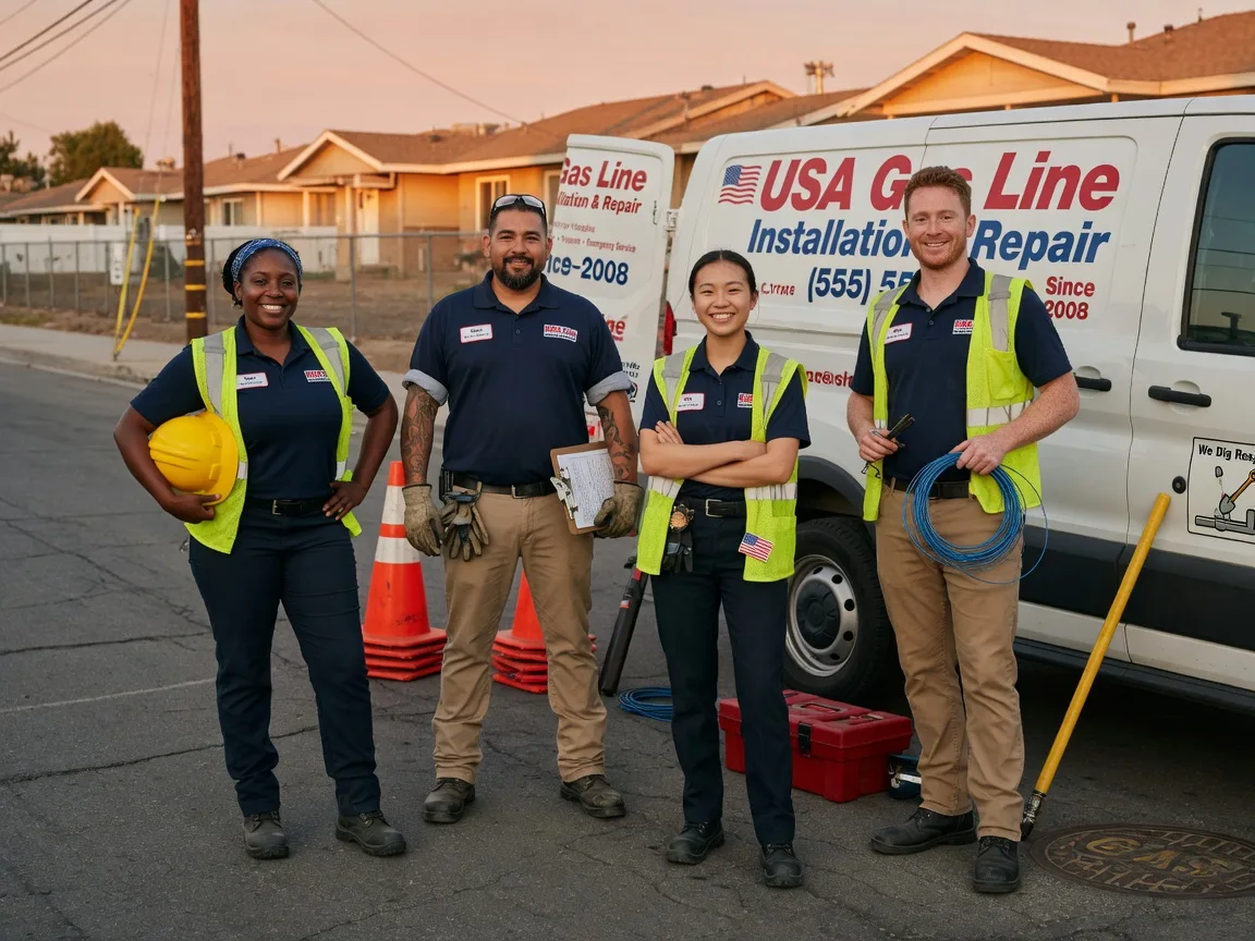 Gas Line Installation company in Honeydew, CA